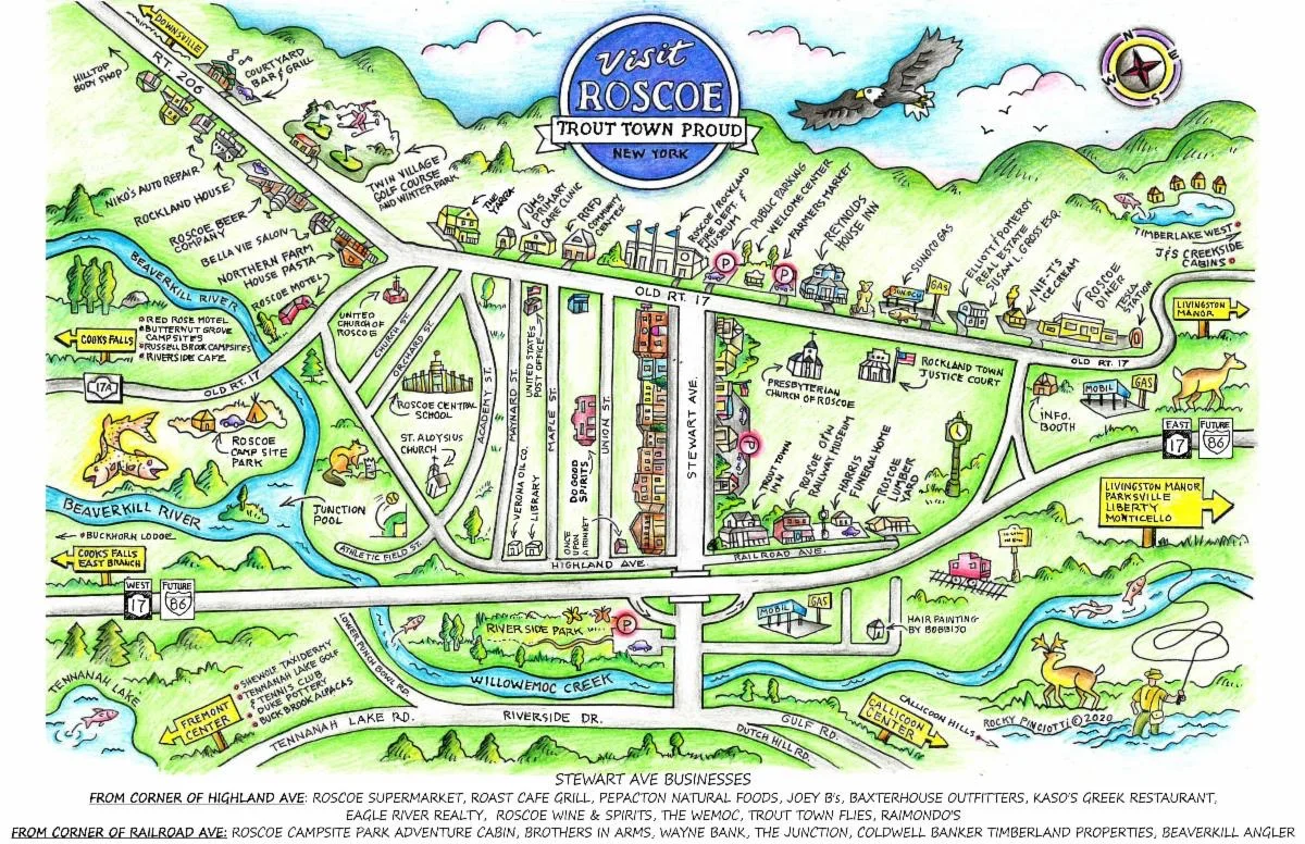 map of roscoe